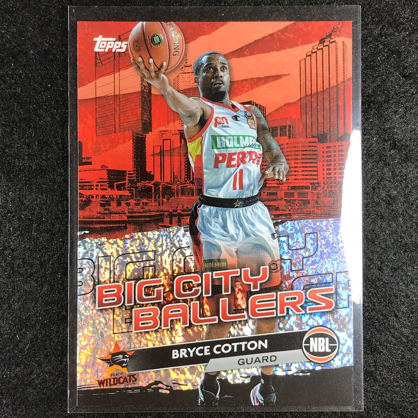 2023-24 Topps NBL BRYCE COTTON Big City Ballers Opal No. 17