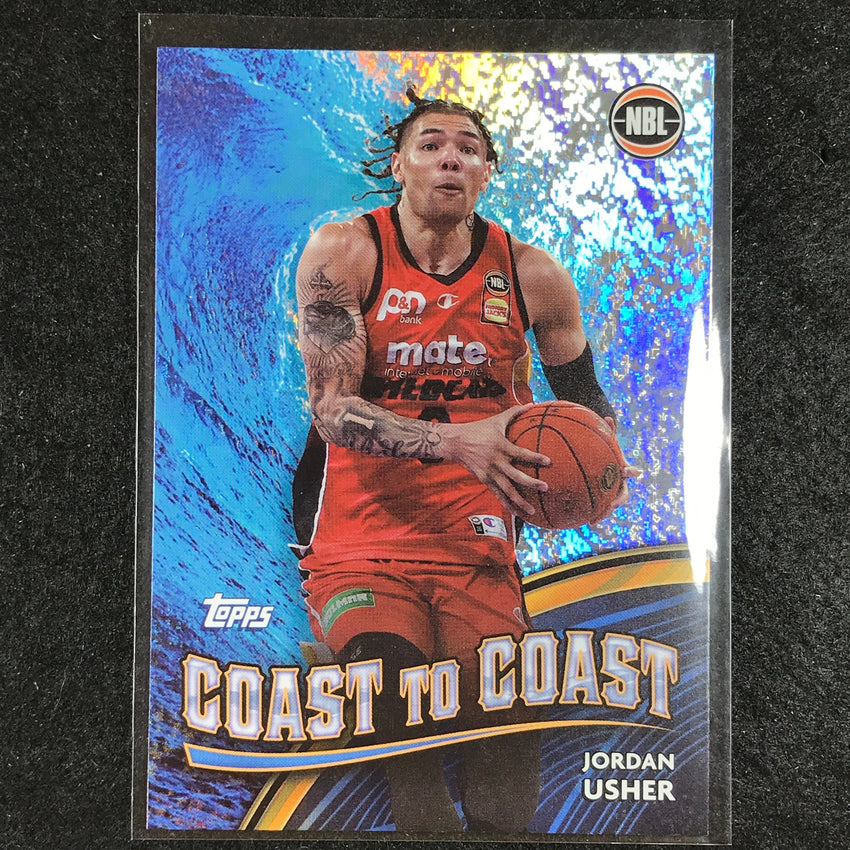 2023-24 Topps NBL JORDAN USHER Coast to Coast Opal #19