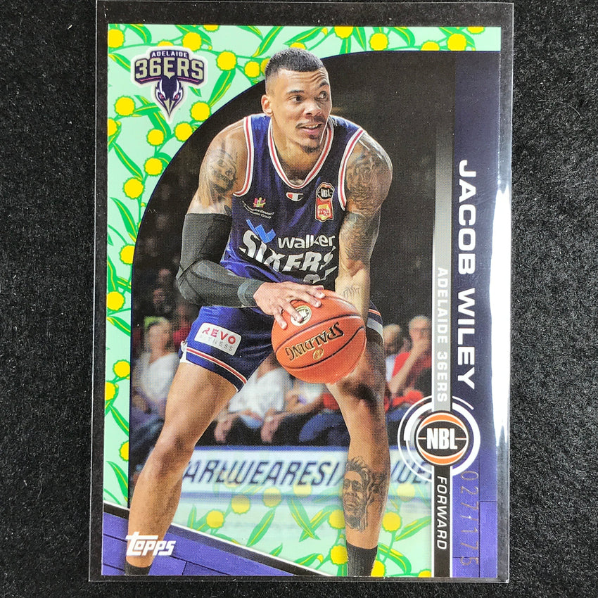 2023-24 Topps NBL JACOB WILEY Base Golden Wattle 27/175 No. 4