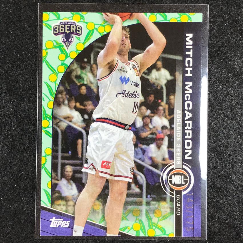 2023-24 Topps NBL MITCH MCCARRON Base Golden Wattle 143/175 #7