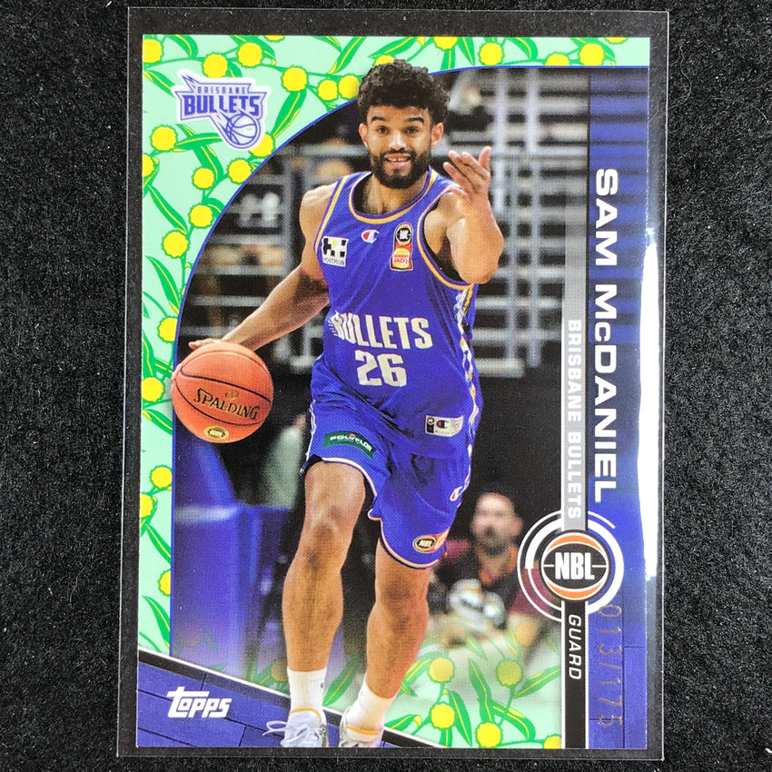 2023-24 Topps NBL SAM MCDANIEL Base Golden Wattle 13/175 No. 18
