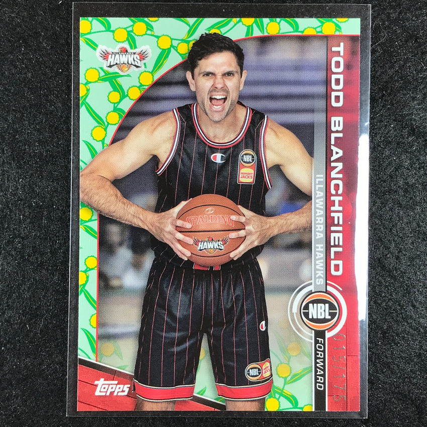 2023-24 Topps NBL TODD BLANCHFIELD Base Golden Wattle 15/175 #37
