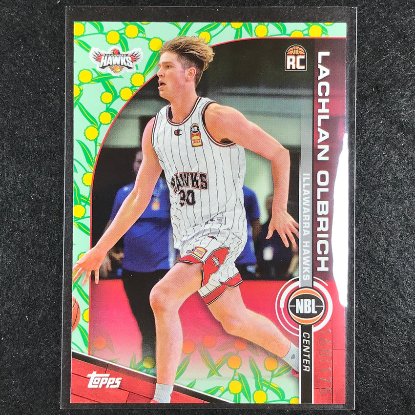 2023-24 Topps NBL LACHLAN OLBRICH Rookie Base Golden Wattle 168/175 #40