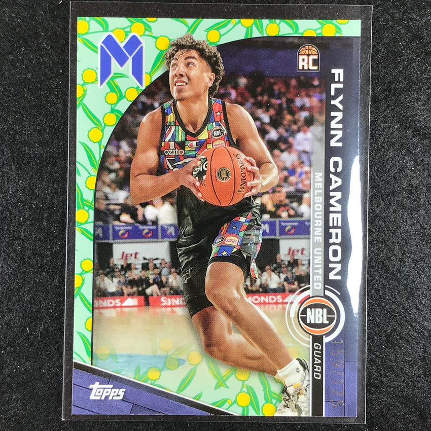 2023-24 Topps NBL FLYNN CAMERON Rookie Base Golden Wattle 159/175 No. 45