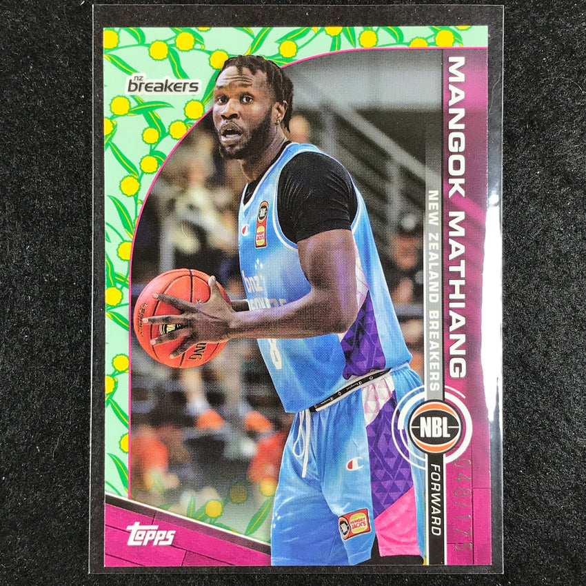 2023-24 Topps NBL MANGOK MATHIANG Base Golden Wattle 48/175 #57