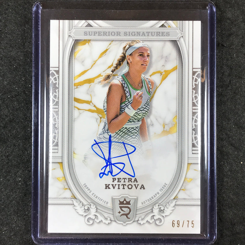 2024 Topps Royalty Tennis PETRA KVITOVA Superior Signatures Auto Base 69/75