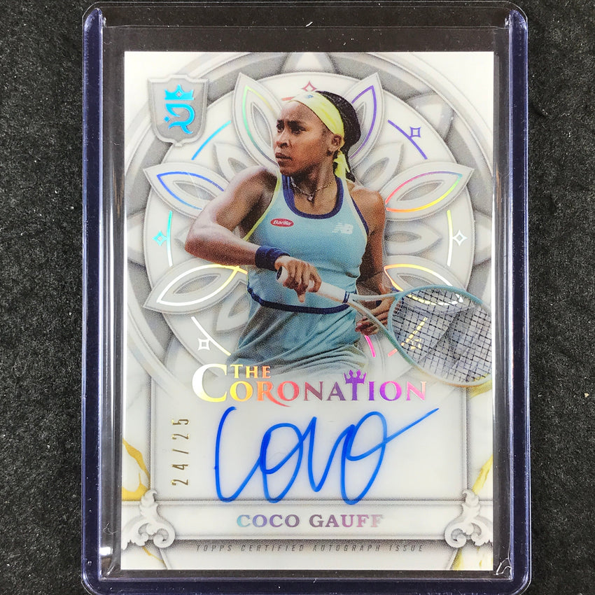 2024 Topps Royalty Tennis COCO GAUFF The Coronation Autograph 24/25