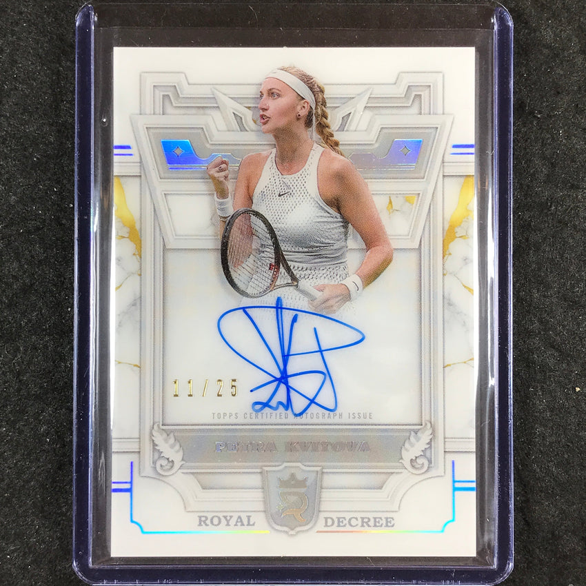 2024 Topps Royalty Tennis PETRA KVITOVA Royal Decree Autograph 11/25