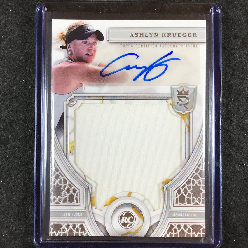 2024 Topps Royalty Tennis ASHLYN KRUEGER Rookie Relic Auto Base 19/75