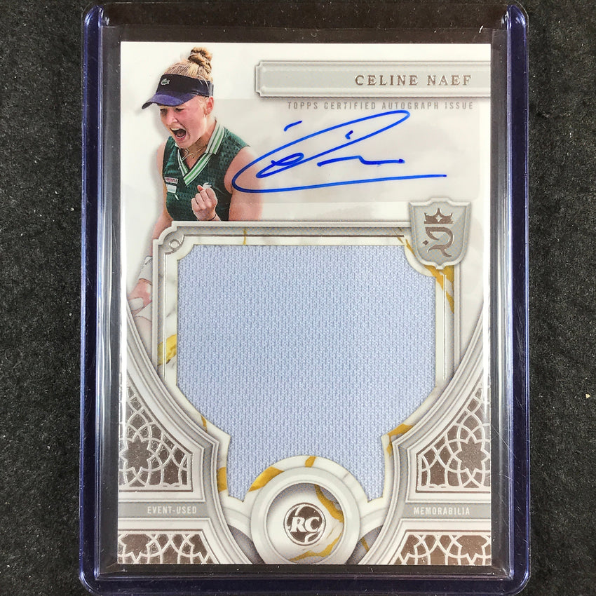 2024 Topps Royalty Tennis CELINE NAEF Rookie Relic Auto Base 42/75