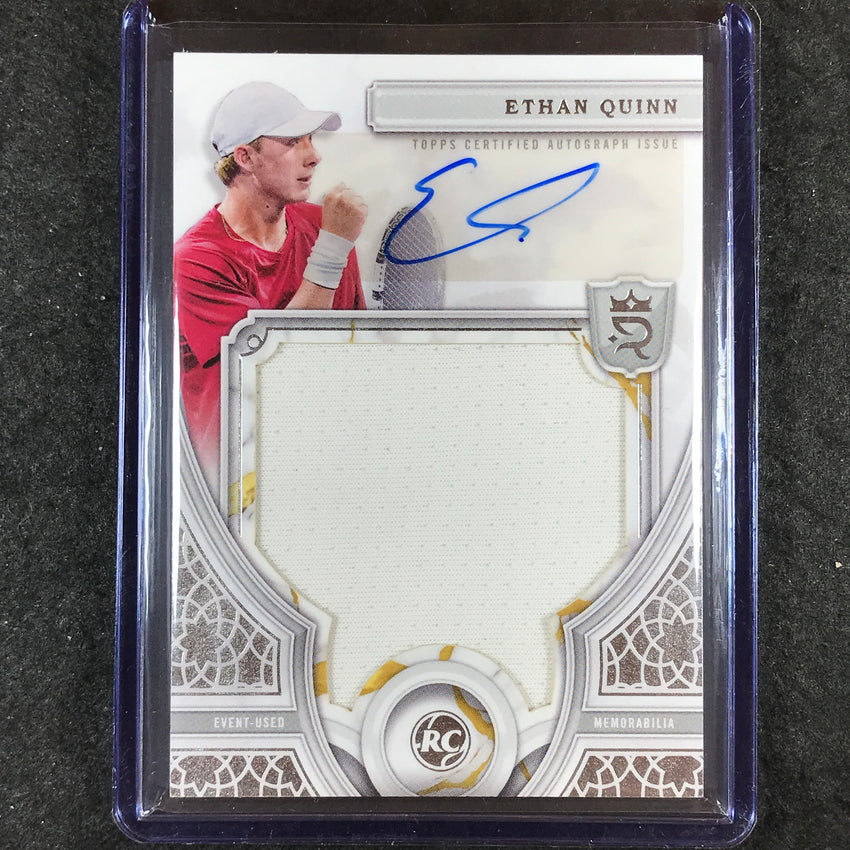 2024 Topps Royalty Tennis ETHAN QUINN Rookie Relic Auto Base 14/75