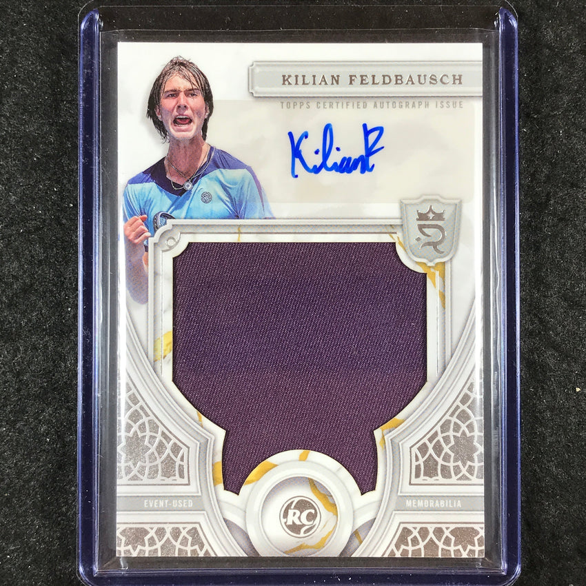 2024 Topps Royalty Tennis KILIAN FELDBAUSCH Rookie Relic Auto Base 73/75