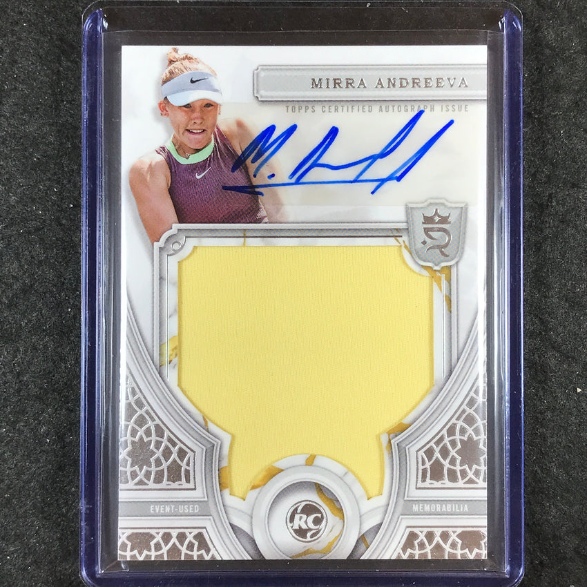 2024 Topps Royalty Tennis MIRRA ANDREEVA Rookie Relic Auto Base 70/75