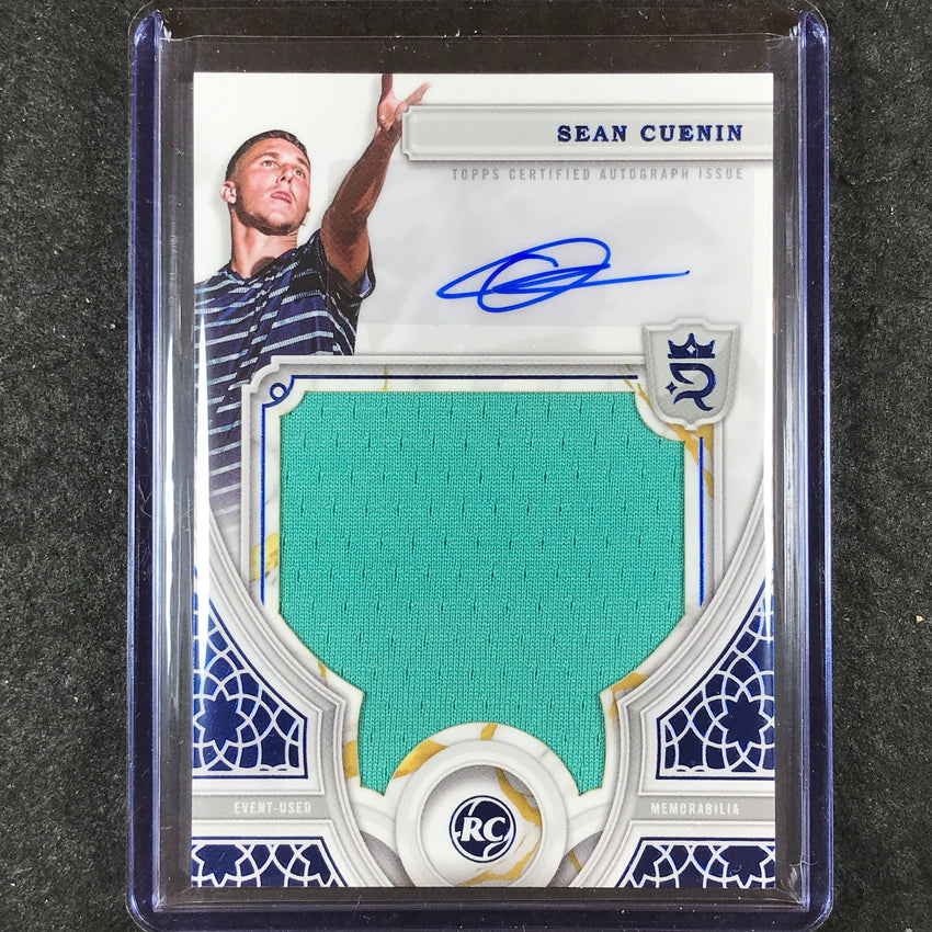 2024 Topps Royalty Tennis SEAN CUENIN Rookie Relic Auto Blue 21/25