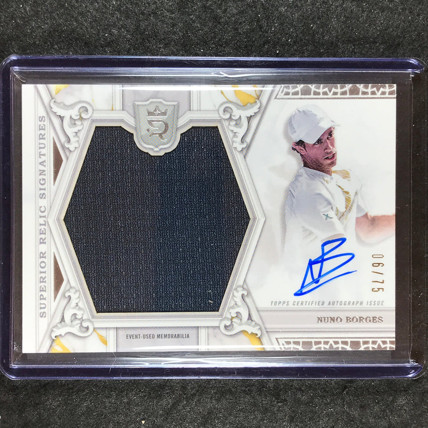 2024 Topps Royalty Tennis NUNO BORGES Superior Relic Signatures Auto Base 6/75