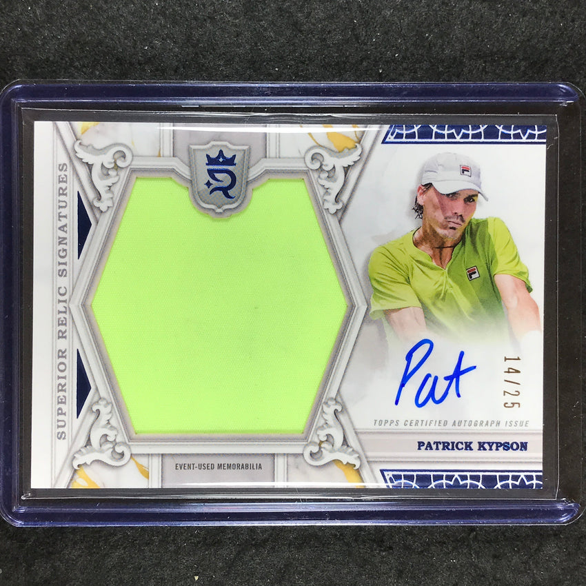 2024 Topps Royalty Tennis PATRICK KYPSON Superior Relic Signatures Auto 14/25