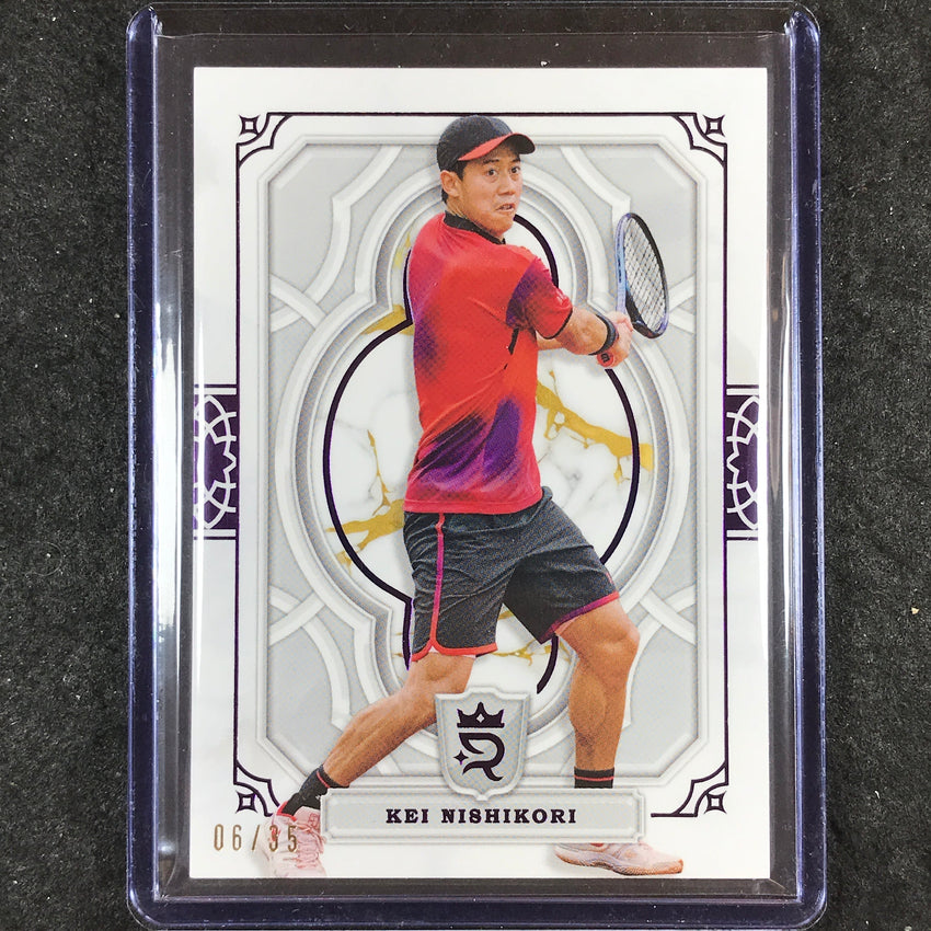 2024 Topps Royalty Tennis KEI NISHIKORI Base Purple 6/35 #53