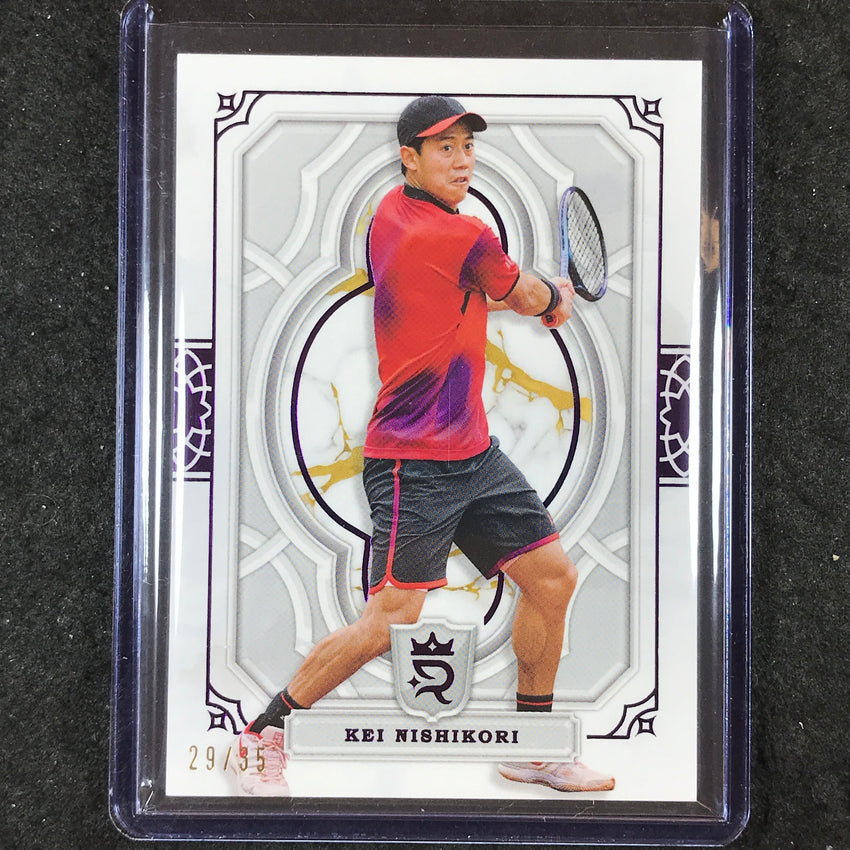 2024 Topps Royalty Tennis KEI NISHIKORI Base Purple 29/35 #53