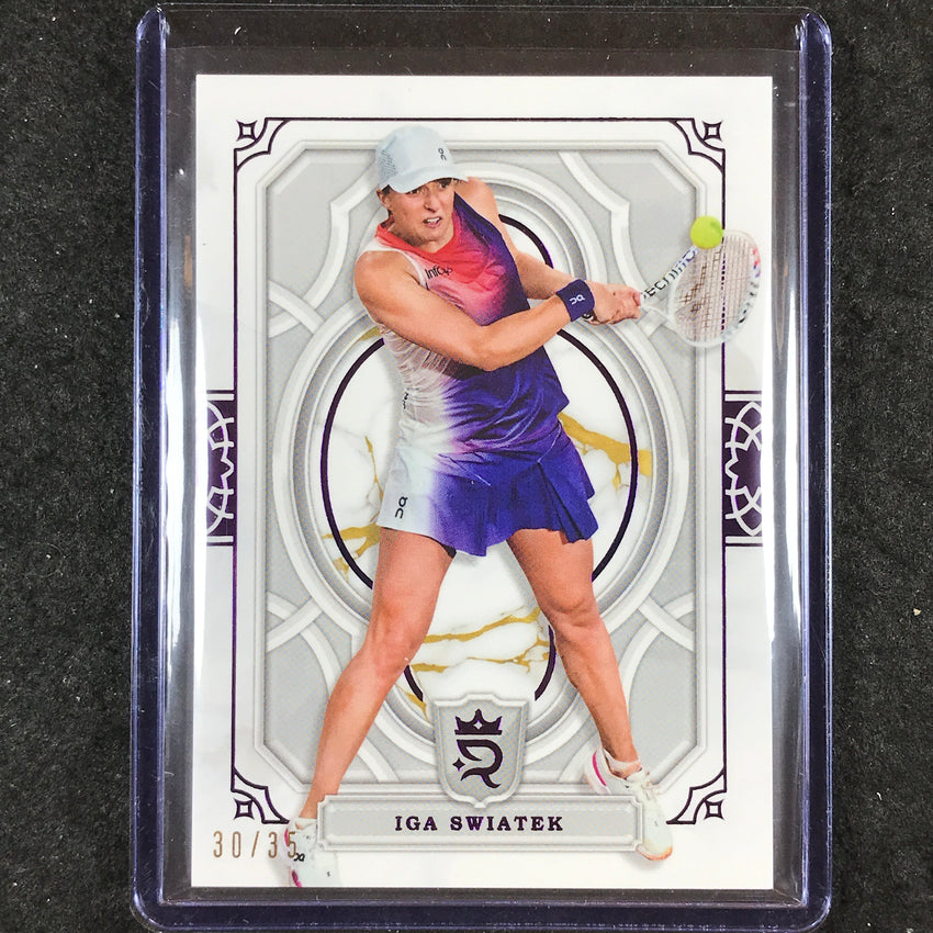 2024 Topps Royalty Tennis IGA SWIATEK Base Purple 30/35 #75