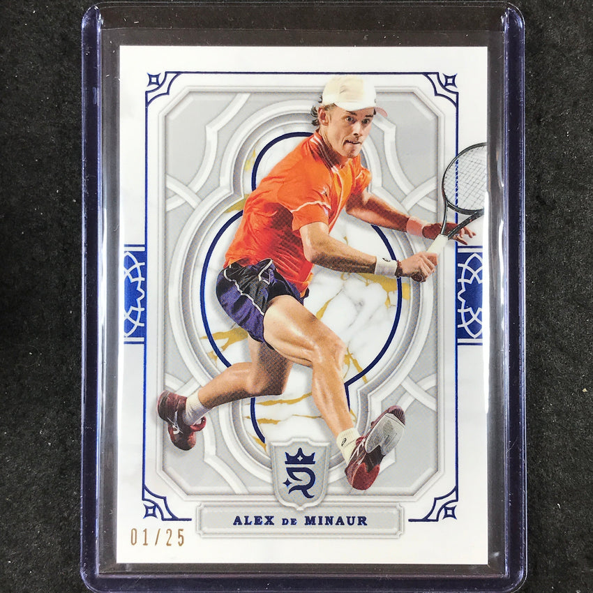 2024 Topps Royalty Tennis ALEX DE MINAUR Base Blue 1/25 #18