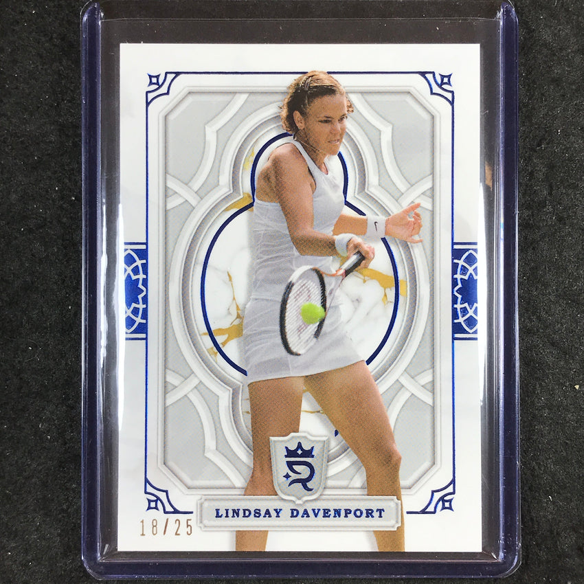 2024 Topps Royalty Tennis LINDSAY DAVENPORT Base Blue 18/25 #87