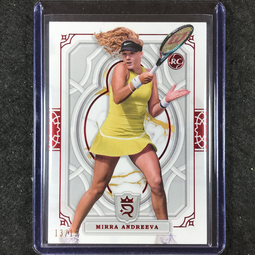 2024 Topps Royalty Tennis MIRRA ANDREEVA Rookie Base Red 13/15 #39