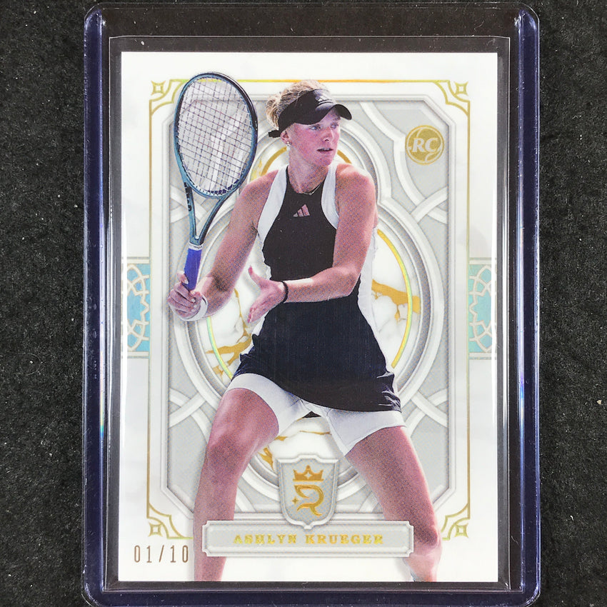 2024 Topps Royalty Tennis ASHLYN KRUEGER Rookie Base Gold 1/10 #21