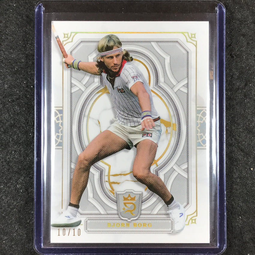 2024 Topps Royalty Tennis BJORN BORG Base Gold 10/10 #28