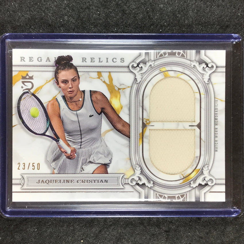 2024 Topps Royalty Tennis JAQUELINE CRISTIAN Regalia Relics Base 23/50