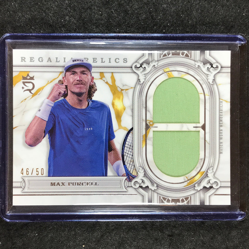 2024 Topps Royalty Tennis MAX PURCELL Regalia Relics Base 46/50
