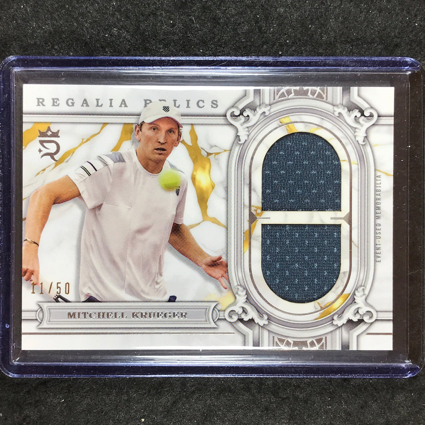 2024 Topps Royalty Tennis MITCHELL KRUEGER Regalia Relics Base 11/50