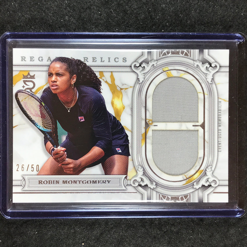 2024 Topps Royalty Tennis ROBIN MONTGOMERY Regalia Relics Base 26/50