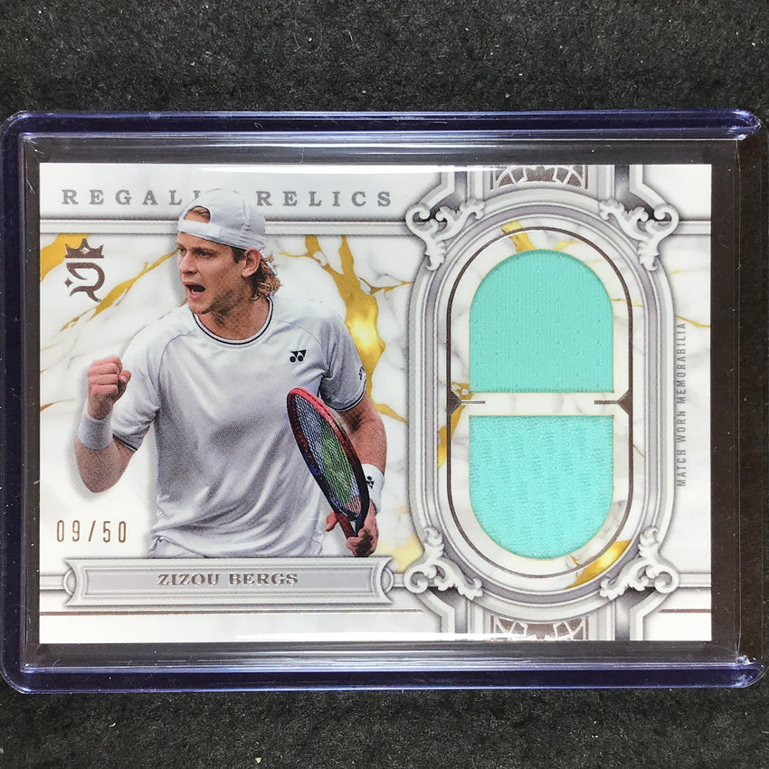 2024 Topps Royalty Tennis ZIZOU BERGS Regalia Relics Base 9/50