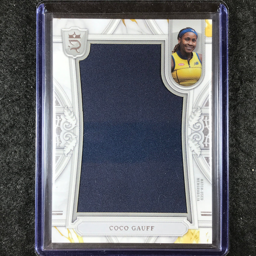 2024 Topps Royalty Tennis COCO GAUFF Relic Jewels Base 9/75