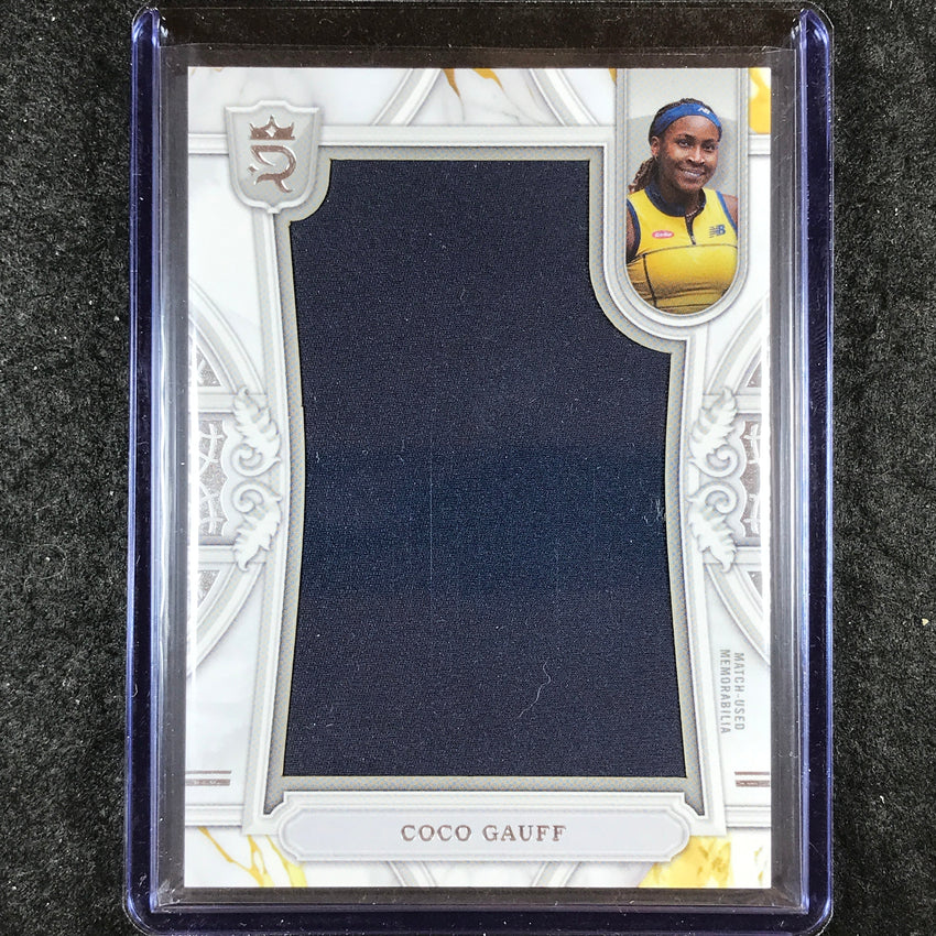 2024 Topps Royalty Tennis COCO GAUFF Relic Jewels Base 74/75
