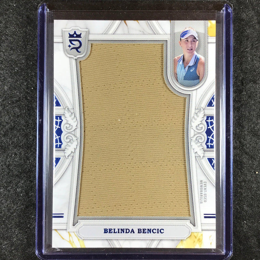 2024 Topps Royalty Tennis BELINDA BENCIC Relic Jewels Blue 16/25