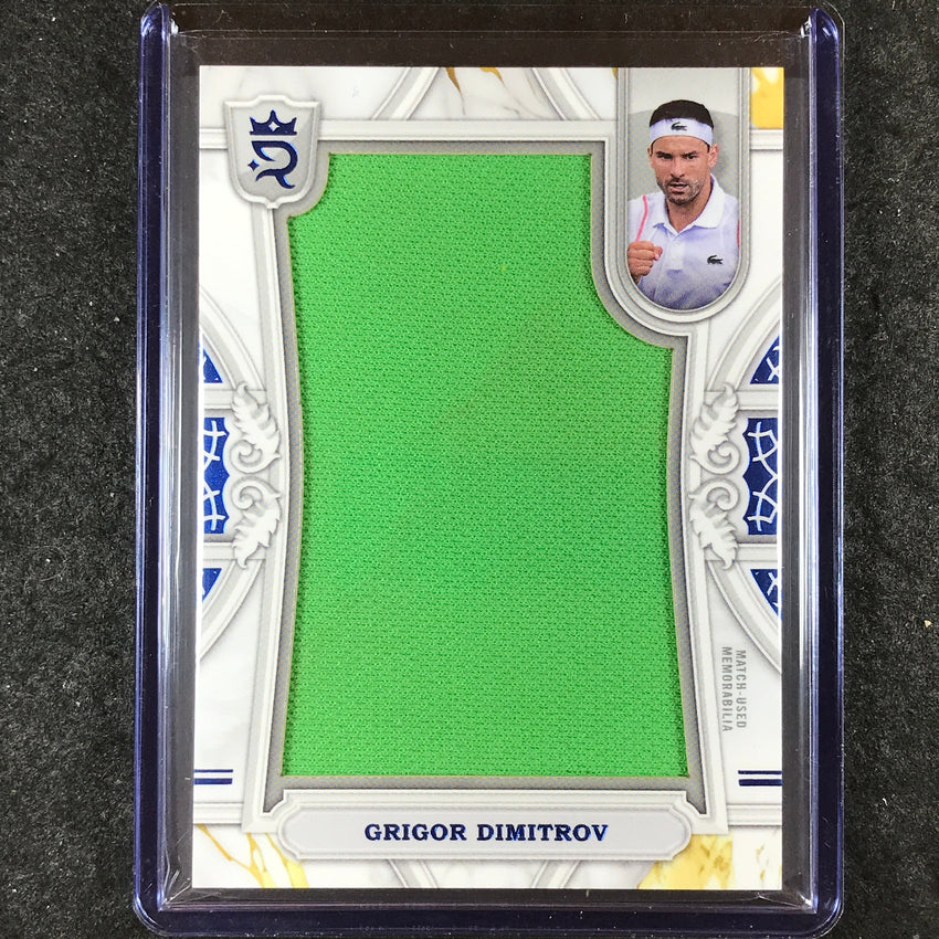 2024 Topps Royalty Tennis GRIGOR DIMITROV Relic Jewels Blue 6/25