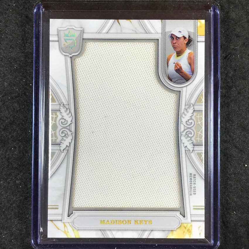 2024 Topps Royalty Tennis MADISON KEYS Relic Jewels Gold 3/10