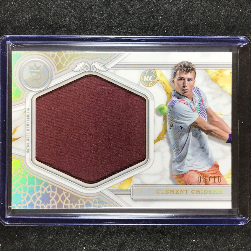 2024 Topps Royalty Tennis CLEMENT CHIDEKH Rookie Jumbo Relic Gold 3/10