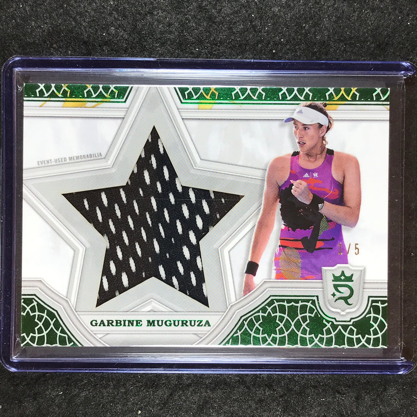 2024 Topps Royalty Tennis GARBINE MUGURUZA Star Relics Green 1/5