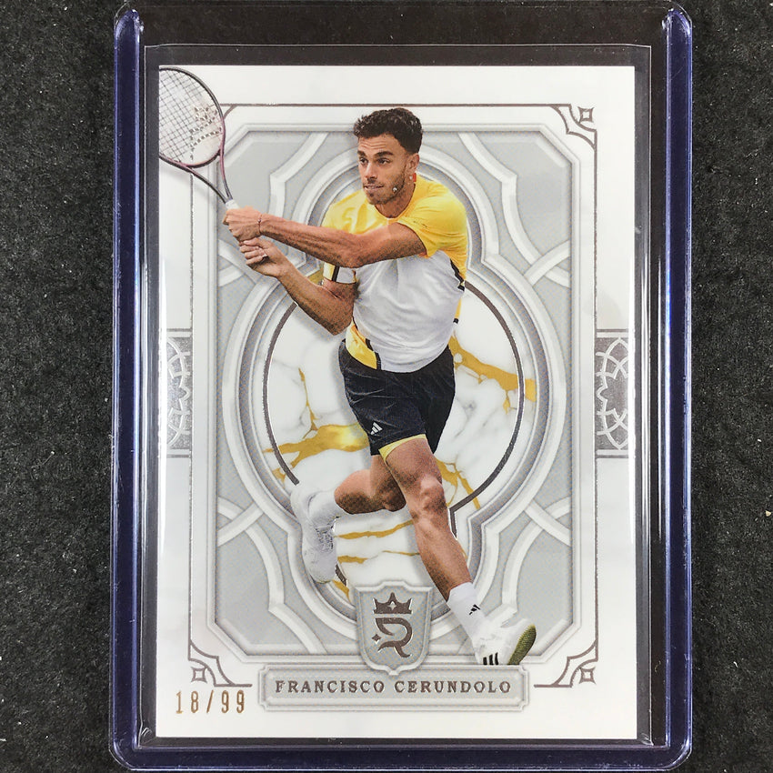 2024 Topps Royalty Tennis FRANCISCO CERUNDOLO Base 18/99 #30