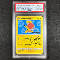 PSA AUTHENTIC AUTO 10 Ash's Pikachu - SM114 - Veronica Taylor Signature 047