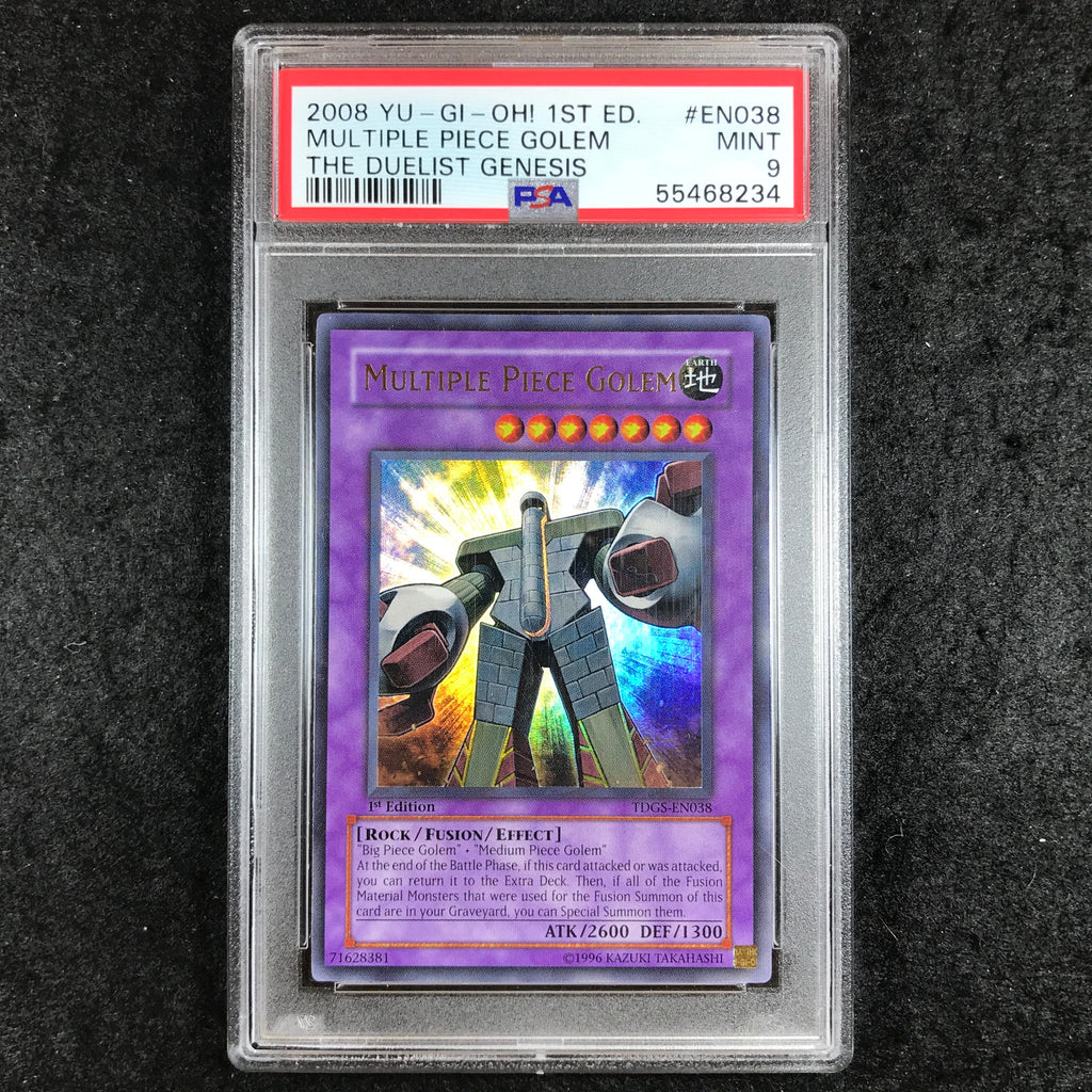 Yu-Gi-Oh! Medium Piece Golem - Common Unlimited Edition Card (TDGS-EN007) From The Duelist Genesis - View #3