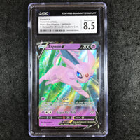 CGC 8.5 Espeon V - SWSH201 - Eeveelutions Black Star Tin Promo 044