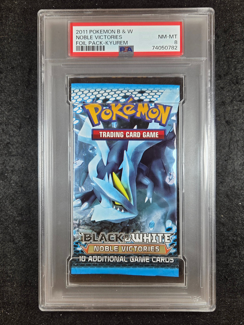 PSA 8 Pokemon Black & White Noble Victories Booster Pack - Kyurem 782