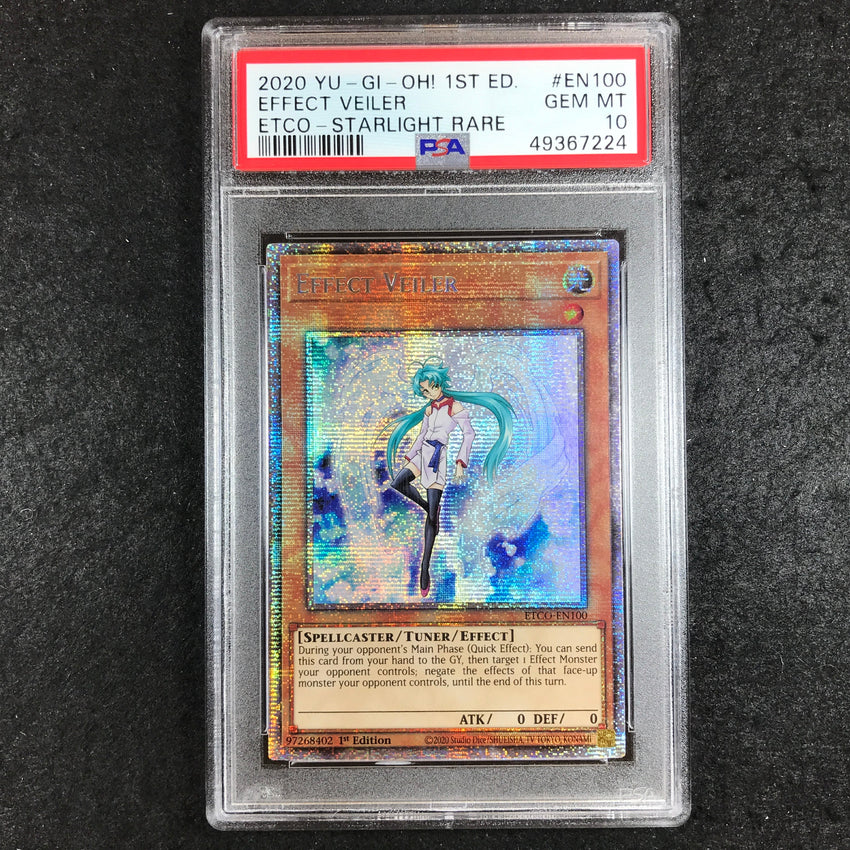 PSA 10 Effect Veiler - ETCO-EN100 - Starlight Rare Eternity Code 1st Edition 224
