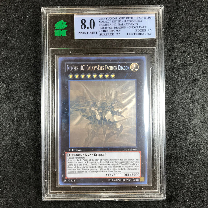 MINT 8.0 Number 107: Galaxy-Eyes Tachyon Dragon - LTGY-EN044 - Ghost Rare 331