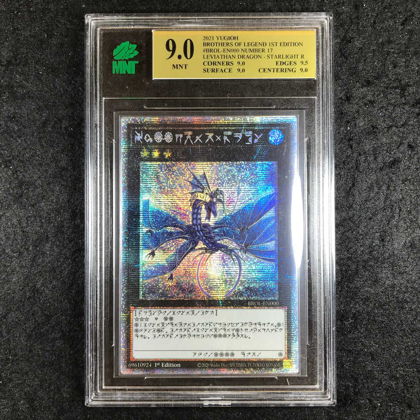 MINT 9.0 Number 17: Leviathan Dragon - BROL-EN000 - Starlight Rare 333