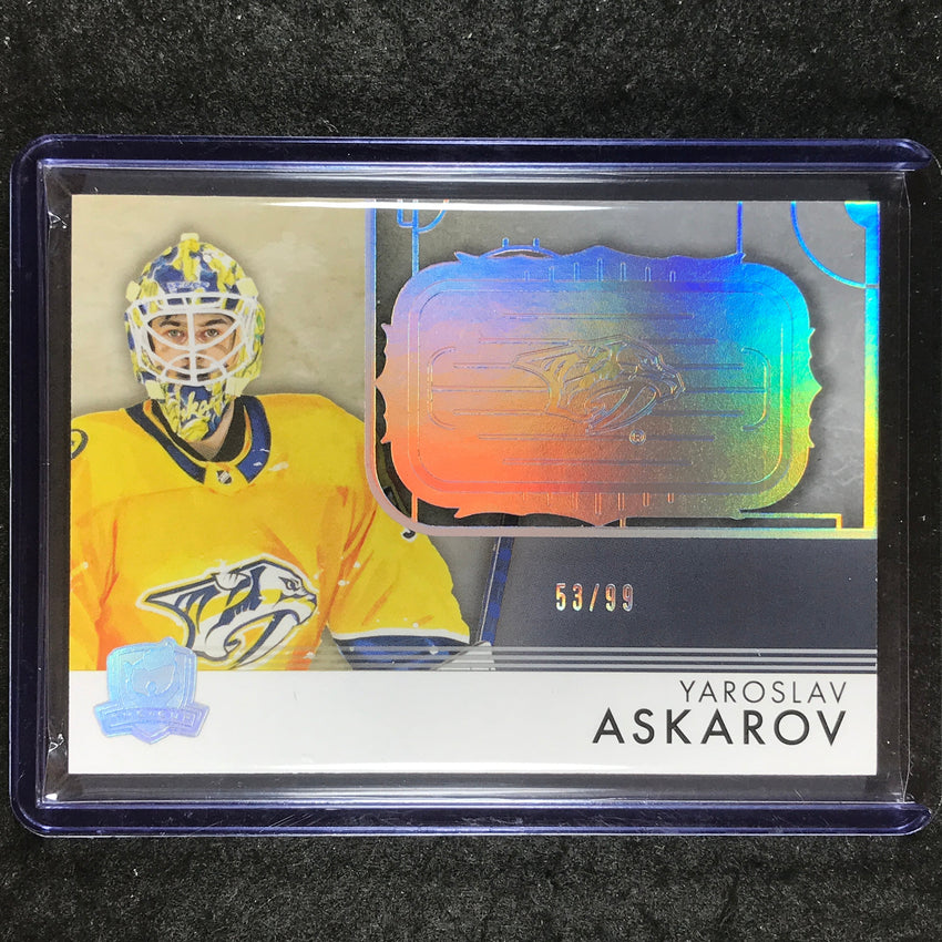 2023-24 The Cup Hockey YAROSLAV ASKAROV Rookie Rink Gallery 53/99 #RGYA-V3