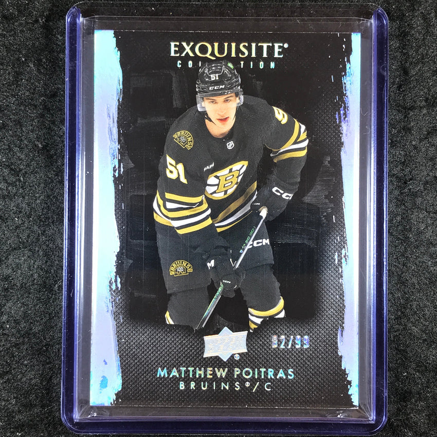 2023-24 The Cup Hockey MATTHEW POITRAS Exquisite Collection Black 82/99